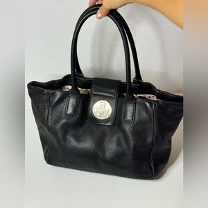 KATE SPADE ANISHA BEXLEY BLACK LEATHER TOTE/ SHOULDER BAG